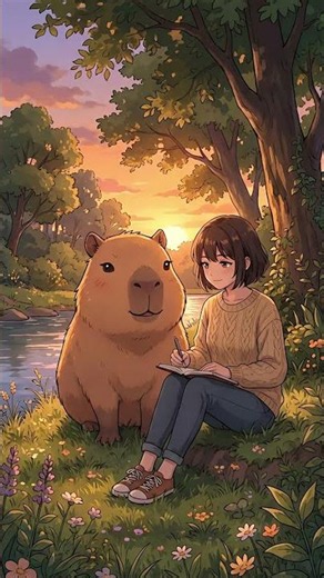 Just Chilling With A Capybara • Gentle Lo-Fi For Better Days