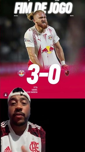 Flamengo loses to Red Bull #flamengo #redbull #football #brazilianfootball
