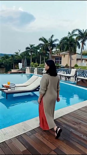 transparent glass pool