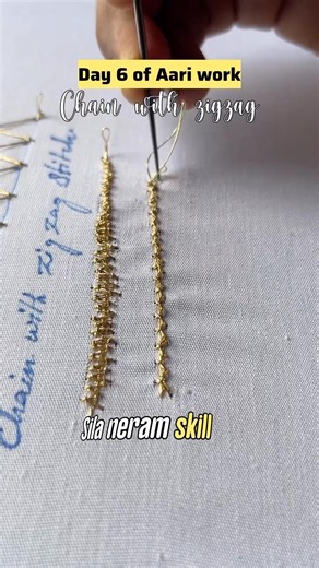 Aari Work Self-Learning Journey | Day 6 ✨ #aariwork #beginners #aariembroidery