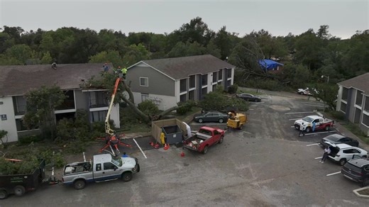 Your 25 News team is in your neighborhoods this afternoon following last night's severe weather. This video shows storm damage near the Walmart on 31st Street in Temple. | 25 News KXXV