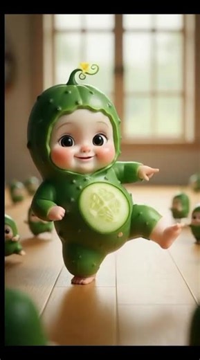 Coolest Cucumber Dance Party! 🥒✨ #BerryBounce #shorts