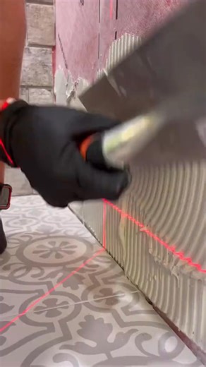 My process for installing brick look tile. #homerenovation #construction #interiordesign #homeimprovement #realestate #tileinstallation #hardwork #entrepreneur #diy #work #bathroomrenovation | Harry Designs