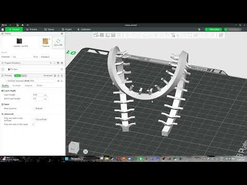 3D Printed model rollercoaster program demo