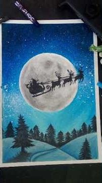 Christmas Day Drawing 😍🎄 #shorts​ #art​ #drawing​ #christmas