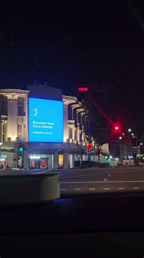 Windows 10 Blue Screen Of Death At Bugis/Victoria St #viral #iconic #windows #bluescreenerror