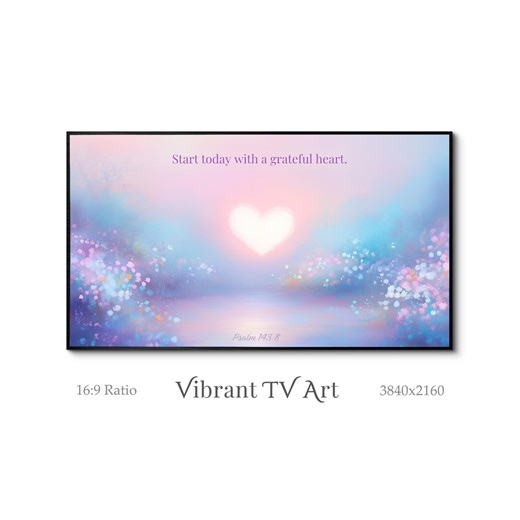 Inspiring Bible Scripture TV Art, Book of Psalm, Christian Artwork, Digital Download - Etsy