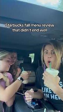 We tried to review the new Starbucks fall menu