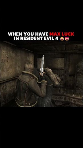 When randomiser mod gives you the best opponent 😂 Resident evil 4 #residentevil4 #funnymoments