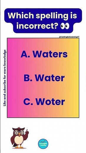 Can You Find The Wrong Word? 👀 99% Fail This Spelling Test! 😳