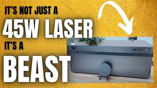 WeCreat Vision Pro 45W Laser Unbox