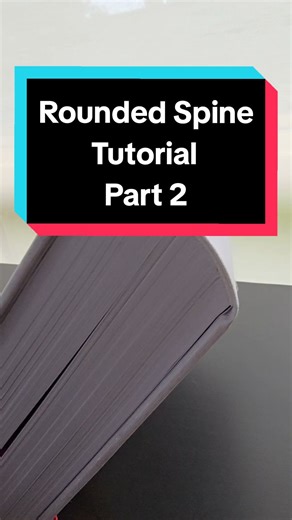 Tutorial de lomo redondeado - Parte 2