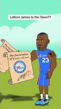 LeBron James to the 76ers?? #nba