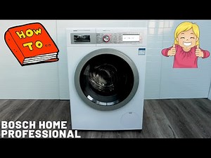 Bosch Home Professional Washing Machine Demo