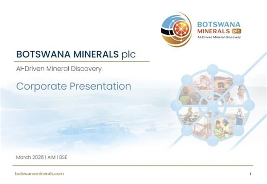 Botswana Minerals PLC Presentation March 2026 corporate presentation | James AH Campbell