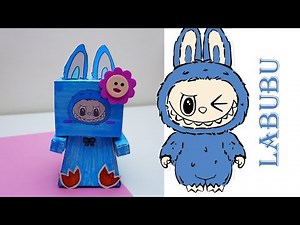 DIY Paper Craft Labubu | Easy & Cute Tutorial by Angelina Crafts 🌟