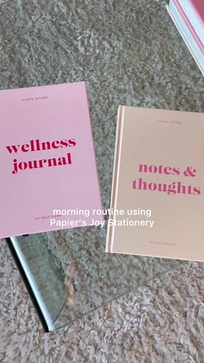 Love to start off my day by using Papier’s Joy Stationery! Personalize your journal now 🥰 @Papier #ad #journalwithpapier