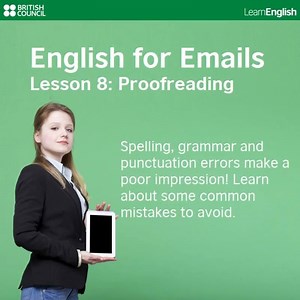 Improve your email writing skills with English for Emails! We have nine great lessons to help you: http://bit.ly/EnglishForEmails We're looking at writing skills all this week in Understanding IELTS, our free online course. Click here to find out more and join in: http://bit.ly/UnderstandingIELTS8 Neil | LearnEnglish – British Council