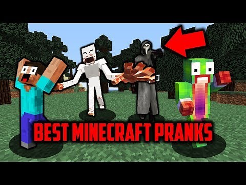 The Funniest Minecraft Pranks! (Minecraft Trolling)