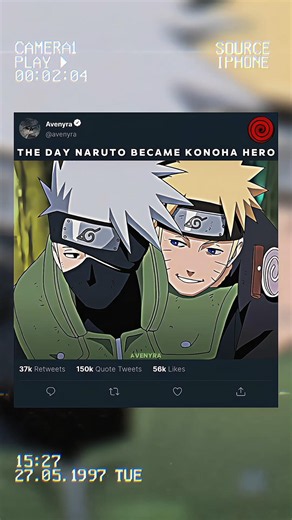Naruto finally earned Konoha's respect 🥹😭
