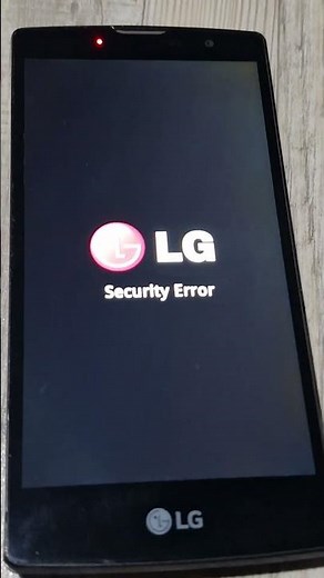 LG Security Error