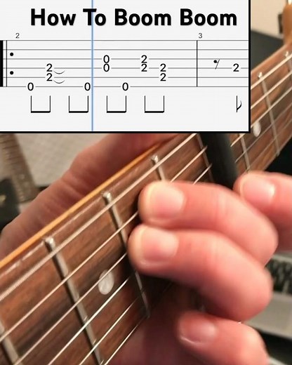 How To Boom Boom! #guitar