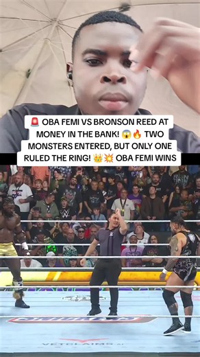 Oba Femi vs Bronson Reed: Oba Femi Wins at Money in the Bank!