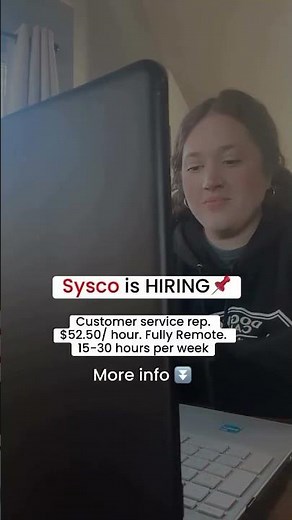 Sysco is Hiring for remote work…