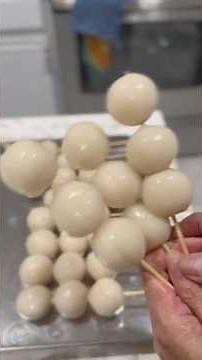 Mitarashi Dango Recipe with Mixing Machine and 25-Gram Dough Balls