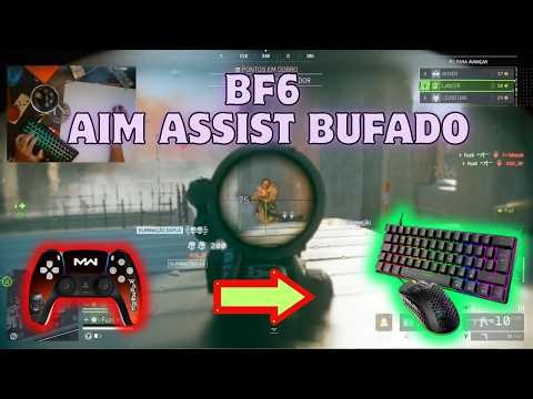 Assistência de mira bufada no Battlefield 6: config secreta de aim assist no mouse