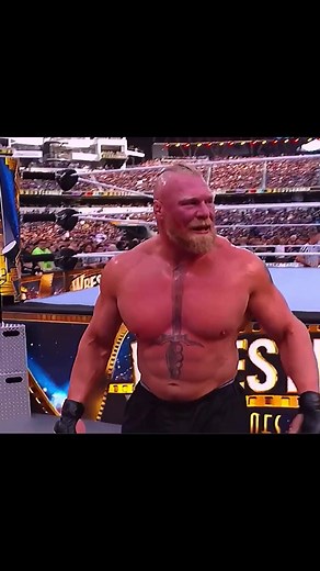 Brock Lesnar vs Omos WrestleMania 39 Highlights