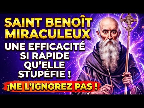 Prière à saint Benoît ✝️ pour éloigner l'envie, la sorcellerie et les personnes malfaisantes.