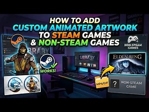 🎮 ✨ How to Add Custom Animated Artwork to Steam Games & Non-Steam Games ✨🎮