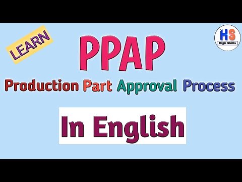 Production Part Approval Process I PPAP I In English