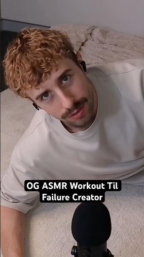 Made an hour long workout til failure asmr video to prove it