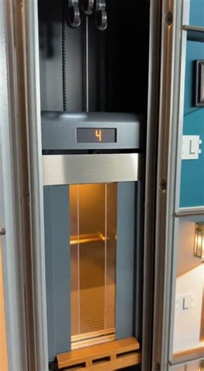 Elevator Model Magic: Precision in Motion! 🏗️✨ #EngineeringMarvel #MiniatureModel #TechInnovation