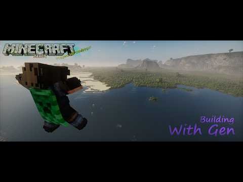 Building With Gen - Live - Let's Build An Epic Grand Medieval Library - #minecraft #live #building