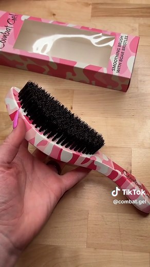 Hard Bristle Hairbrush for Perfect Slicked Back Styles