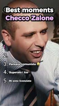 Best moments Checco Zalone (Edizione Sole a catinelle)
