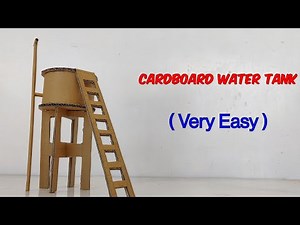 Cardboard Water Tank | How to make water tank using cardboard for Kid's