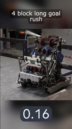 5 SECOND 4 Block LONG GOAL RUSH (Left) | VEX Push Back #vex #robotics #vexrobotics