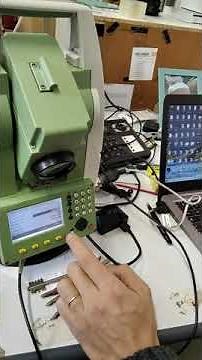 Installation de la langue station total Ts 02 et 06 Leica