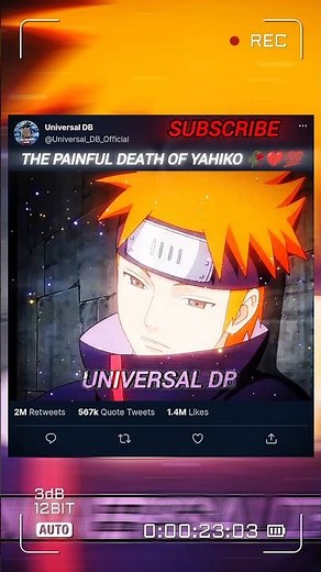 The last words of Yahiko 🥀💔💯||#naruto #subscribe .
