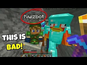 kiwiz joined our minecraft server... and this happened..