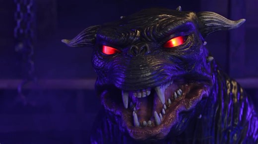 49K views · 1.4K reactions | The Terror Dog is loose! HalloweenCostumes.com’s newest Ghostbusters animatronic is officially in stock, measuring nearly 5 feet long with glowing eyes, sound effects, and interchangeable horns. Perfect for guarding your collection or haunting your front yard! Direct purchase link in the comments. | GhostbustersNews.com | Facebook