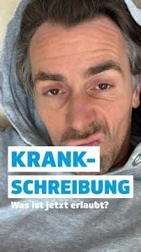 Krankschreibung: Was ist erlaubt? #dietechniker #drwimmer #krankschreibung