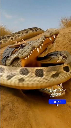 😱Shocking! Giant Python Hunts Monkeys! 🐒🐍 #animals #anime #wildlife #animation #monkey #shorts