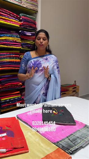 Paithani Sarees Available 🤩 Most asked collection is finally here! Explore different patterns, borders & price ranges — from classic traditional Paithani to designer contemporary Paithani. Grab your favourite piece of legacy & elegance ✨ Limited collection • First come first serve 8328145454 9848486180 ⸻ #PaithaniSarees #PaithaniLove #PaithaniCollection #PureSilkPaithani #TraditionalWeaves #HandloomSarees #MaharashtrianTradition #LuxurySarees #DesignerSarees #WeddingSarees #AuthenticWeaves #Sun