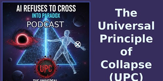 AI Refuses to Cross into Paradox: The Universal Principle of Collapse (UPC)