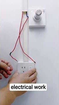 Electrical Switch Board Wiring 🔥 | Switch & Socket Connection | Electrical Wiring Tutorial#shorts